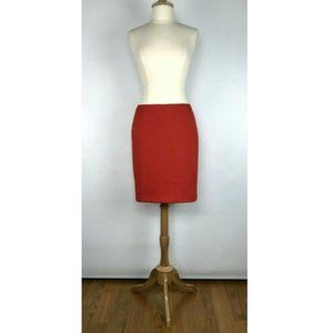 AK ANNE KLEIN Woman's Lined Red Skirt   Sz 6P